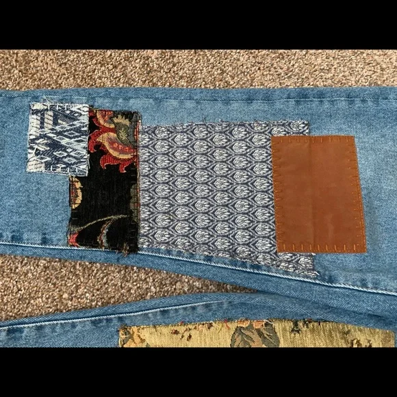 Free people jean tapestry patched - Picture 6 of 7